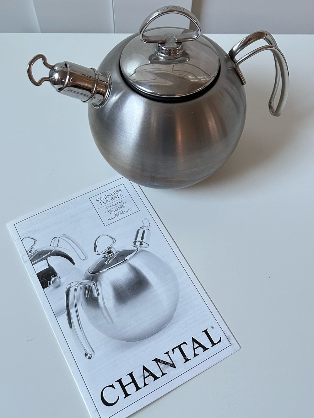 Chantal Stainless Tea Ball Whistling Kettle